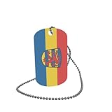- ca. 30 x 50 mm U24 Dog Tag Erkennungsmarke ID Tag an Kette Flagge Marxheim (Bayern) Alu 30 x 50 mm