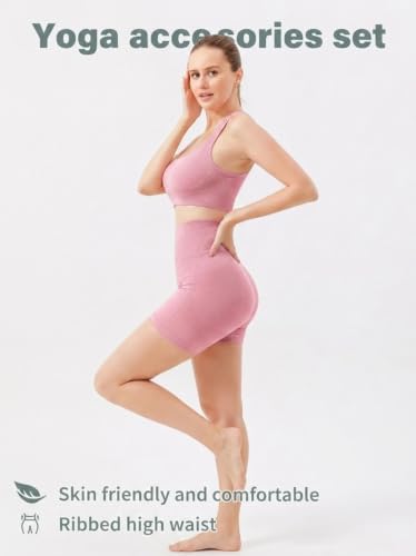 Image of Women Sport Set | Premium Seamless Yoga Set | Soft, Skin-Friendly Fabric for All-Day Comfort | Ideal for Gym, Yoga, Running, Fitness, Cycling & Casual Wear (Yoga Fit)