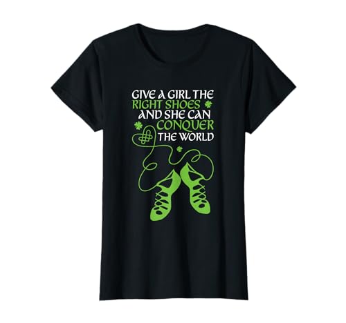 Irish Dancer Ceili Reel Dance Feis Irish Step Dance Shoes T-Shirt