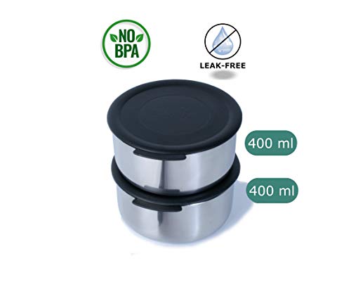 Image of Ecoline Power Lunch Q2, Electric Lunch Box,Capacity 800ml,(2 Containers 400ml) Blue