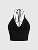 Verdusa Women's Y2k Halter Tops Gothic Clothes Sum... #1