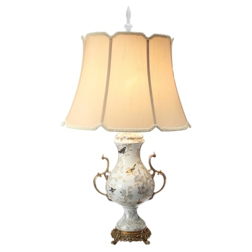 Image of Antrader 4Pcs Lamp Finial,White Decorative Finials for Lamp Shades,3.07 Inch Tall Lamp Finial Cap Knobs, 78x24mm