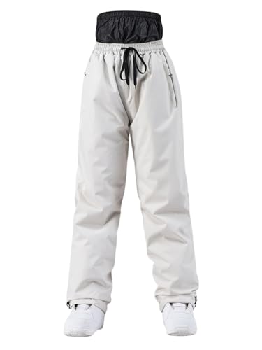 sports white snowboarding pants