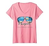 Photo Gallery donna newport beach california palm tree occhiali da sole souvenir maglietta con collo a v Photo Gallery donna newport beach california palm tree occhiali da sole souvenir maglietta con collo a v