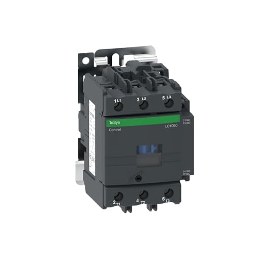 Contacteur triphasé LC1D80P7C de calibre 80A pour circuit de puissance