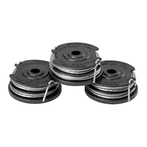 Greenworks 0.065″ Dual Line Replacement String Trimmer Line Spool, 3 count (Pack of 1)