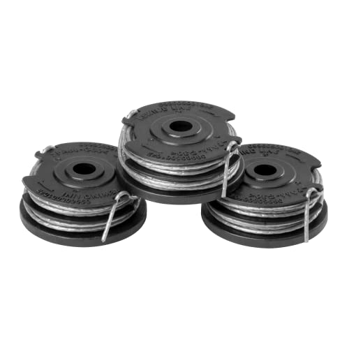 Greenworks 0.065" Dual Line Replacement String Trimmer Line Spool, 3 count (Pack of 1) by Greenworks - Used condition - US$10.99