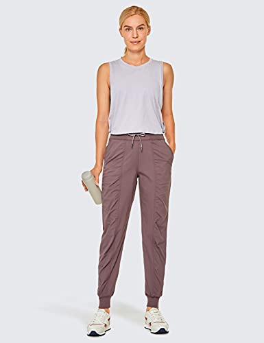 Image of CRZ YOGA Ease Line Joggers 26 inch /28.5 inch /30.5 inch | Casual, Lightweight, Ruched Design, Pockets, for Women