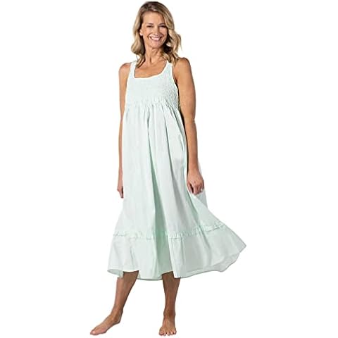 The 1 for U Nightgowns For Women - Sleeveless Nightgowns For Women Sea Glass 3XL Cover