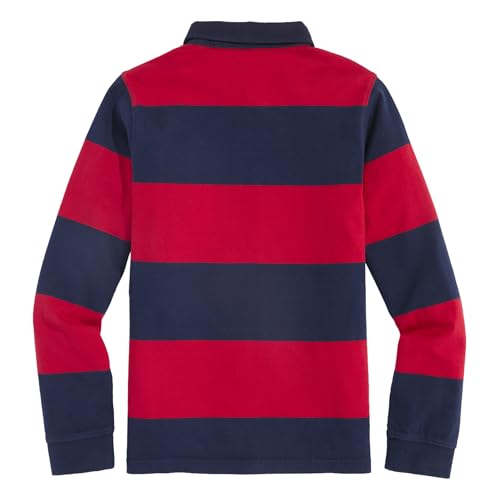 vineyard vines Boys' Striped Cotton Rugby Shirt2