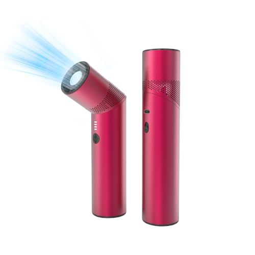 ハンディファン ｜携帯扇風機冷却プレート付き 19000RPM高速回転の強力送風 8段階風量調節 4500mAh大容量バッテリー Type-C充電式 角度調整可能 軽量・小型 ミニファン 熱中症対策・暑さ対策 アウトドア・オフィス・スポーツ観戦に便利 補助照明付き ギフトにも最適