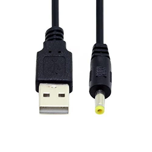 chenyang CY - Cable USB a CC de 4,0 x 1,7 mm, USB 2.0 tipo A macho a CC 5 V 4,0 x 1,7 mm, cable de enchufe redondo de 24 AWG 150 cm