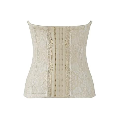 MaiRêve Beige Lace Waist Cincher for Women Hourglass Body Shaper Waist Cincher Shapewear, Size L Cover
