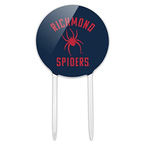 Acrylic University of Richmond Spiders Cake Topper Party Decoration for Wedding Anniversary Birthday Graduation