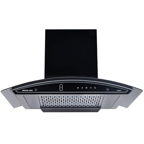 Image of Kutchina Chimney 75 cm 1600±50 m /hr i-Autoclean Filterless Chimney for Kitchen 75cm, Vega DLX | 16 Yrs Warranty on Motor, 5 Yrs on Product | Touch Control + Wave Sensor
