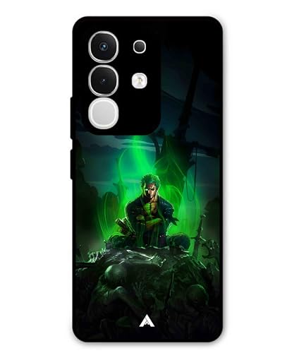 Image of Premium Anime 1 Case for Vivo T4X (Glossy Finish) Soft-Touch Metal TPU Back Cover, Shockproof, Designer, Aesthetic Mobile Phone Case