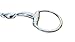 Silver Stainless Steel Eggbutt Snaffle Horse Bit – Gentle Curve Mouth Training Bit for Horses, Non-Rust Durable Equestrian Tack for English & Western Riding (5.50