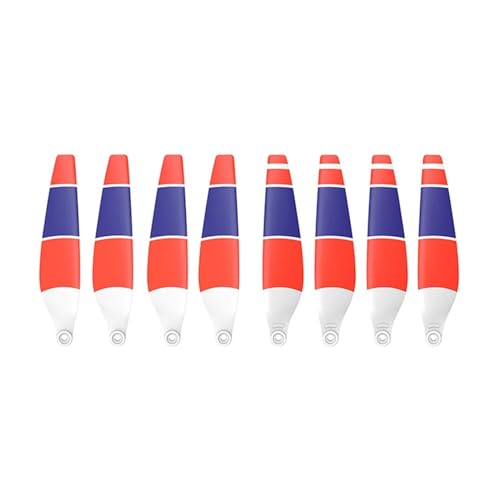 DJI Mini 3 Pro & Mini 4 Pro �h���[�� �v���y���ɑΉ��A8 �s�[�X 6030F �ᑛ���y�ʌ����u���[�h(8pcs White Red Blue)
