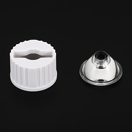 Image of PATIKIL 20mm LED Lens 15 Degree with Plastic Holder, 20 Set Acrylic Optical Lenses for 1W 3W High Power LED Light, White /Transparent