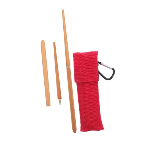 HOUDERCO 携帯折りたたみ式箸 軽量再利用可能 アウトドア用旅行箸 ハイキングキャンプ用収納袋付き耐久性木製?子