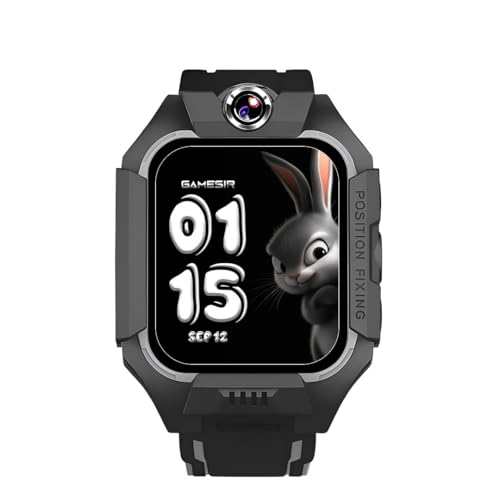 Image of GameSir Q18 Kids Smart Watch, 2G /3G Connectivity, Voice Calling, GPS Tracker, Two-Way Calling, SOS Function, Camera & Water Rasistence, Smartwatch for Kids - Boys & Girls - (Black)