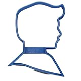 MAN FACE SILHOUETTE HEAD OUTLINE MOVIE THEME COOKIE CUTTER MADE IN USA PR5080