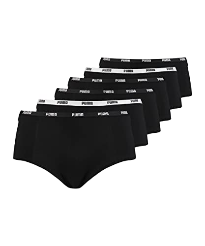 Calzoncillos tipo bóxer para mujer PUMA (6 unidades) con acabados de alta resistencia y confort
