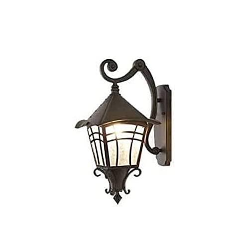 Lanterne Extérieure Retro pour Balcon et Villa - Applique Murale Style Européen Étanche E27