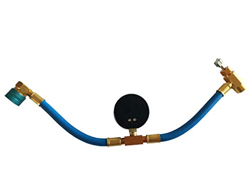 Goomeng R1234Yf Car Ac Refrigerant Charge Hose Kit,Auto 1/2'' Lh R1234Yf Air Conditioning Refrigerant Charging Hose With Gauge #TOP6