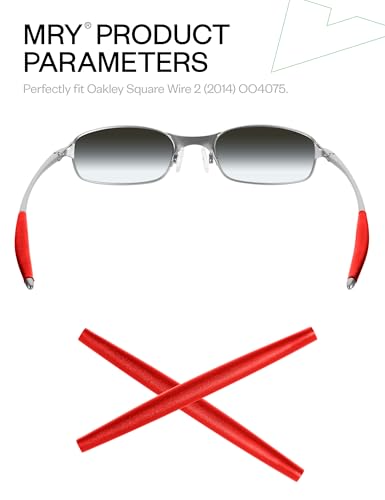 Image of Mryok Replacement Earsocks for Oakley Square Wire 2 (2014) Sunglasses - Options