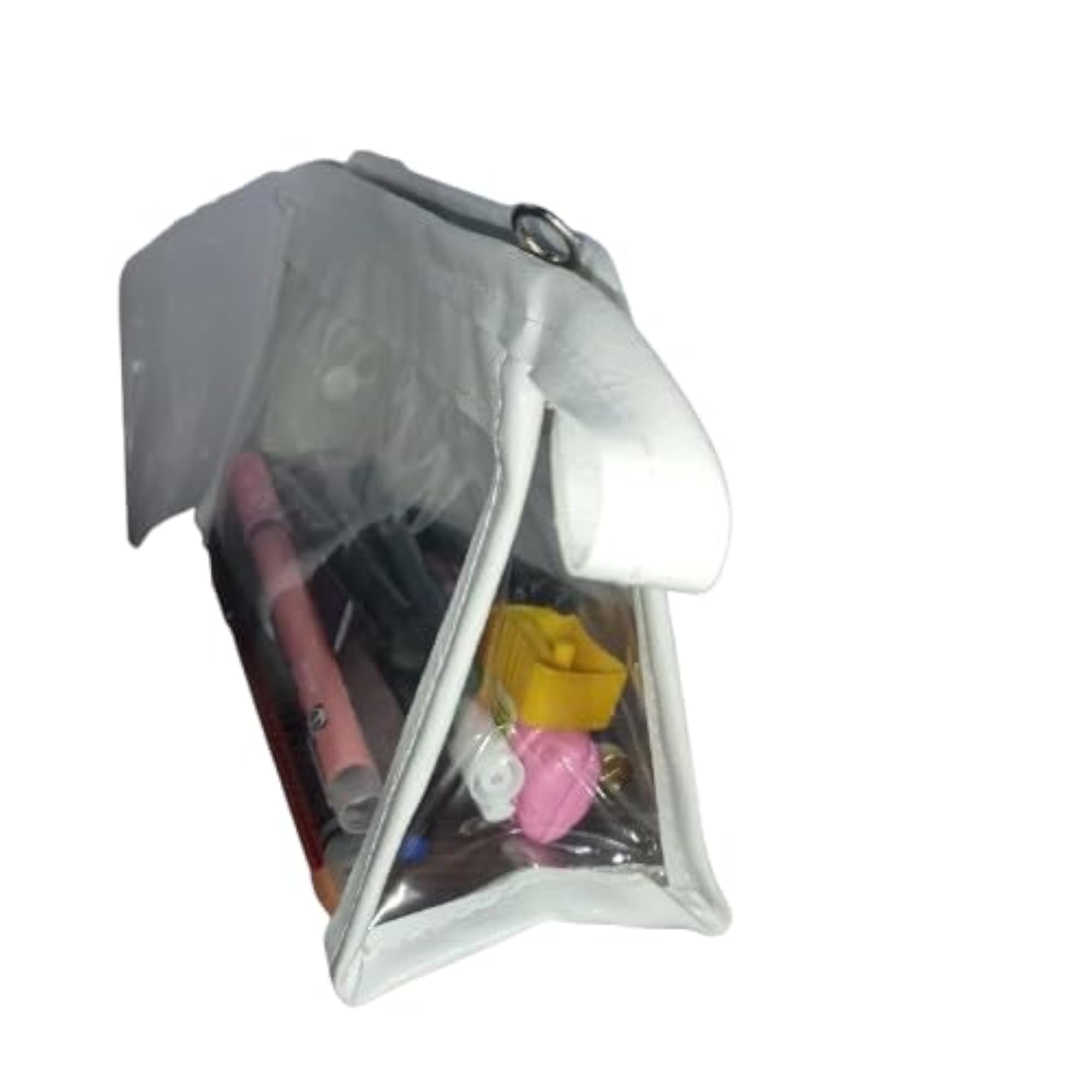 Transparent Clear Cosmetic Kit Bag, Stationery Organizer