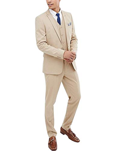 Costume trois pièces homme pour mariage élégant en smoking noir à col pointu