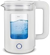 KENT Cool Touch Glass Kettle| 1500W | 1.8L Capacity | 360° Rotating Base | Overheating and Dry Bo...