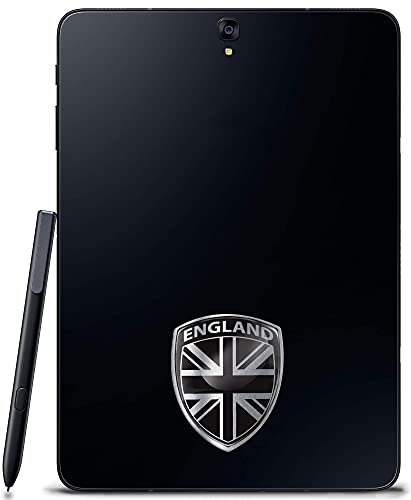 Biomar Labs Country Flag Sticker Set of 2 Self Adhesive Vinyl Decals National Flag Stickers Vehicle Styling Car Motorcycle Laptop Phone Window Interior Exterior (UK GB Flag in Silver F 151)