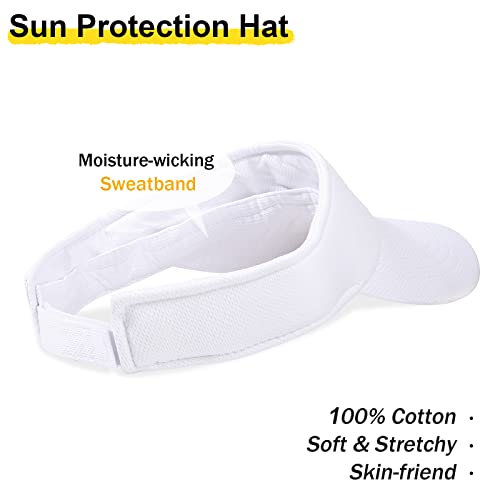 Ntlwkr Sun Visor Hat Adjustable Velcro Outdoor Sports Cap For Men Women Adults #TOP4