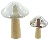 Cremeweiß und Altrosé mit edlem Glanzfinish