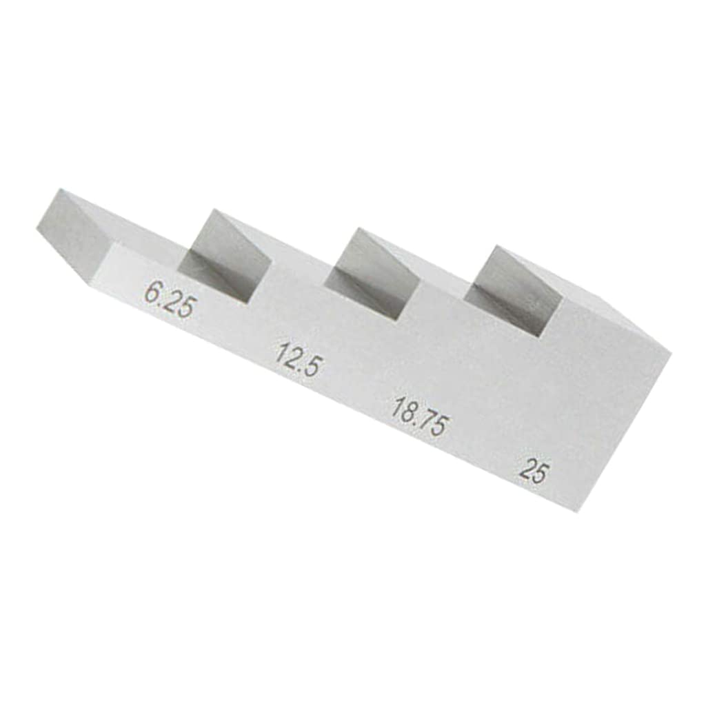 Bloc de calibrage en 4 étapes, acier 1018, jauge d ' épaisseur ultrasonique Applicable, épaisseur 6.25mm 12.5mm 18.75mm 25mm, testeur ultrasonique