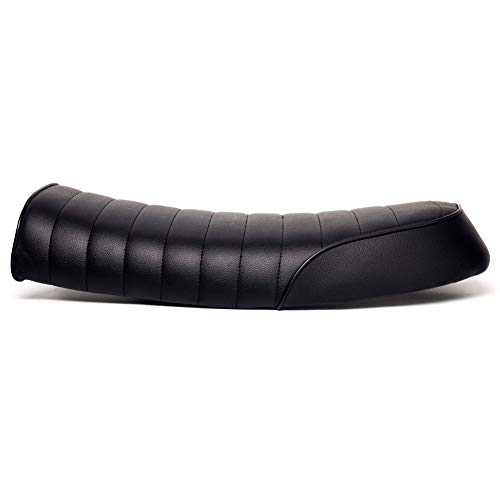Triclicks Vintage Motorcycle Cafe Racer Seat Black Flat Retro Saddle For Honda CB125S CB550 CL350 450 - Thumbnail 6