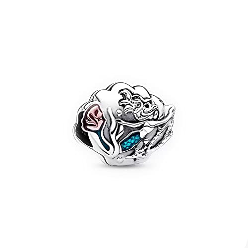 Charm PANDORA plata de ley Disney Sirenita Ariel para recordar tus sueños