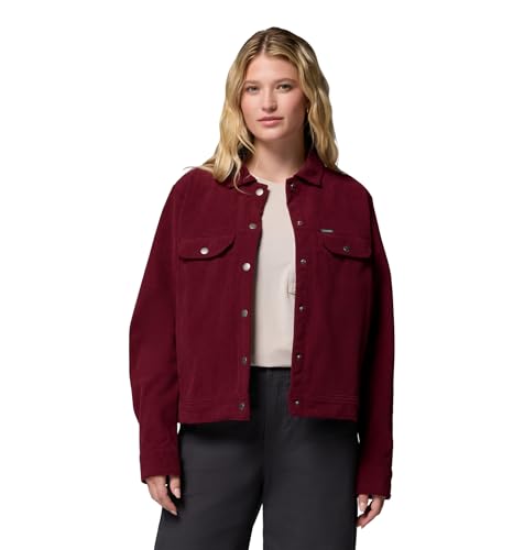 Columbia Women's Blue Point Creek Short Corduroy Shirt Jacket4