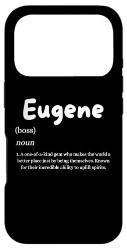 Eugene Definition �J�X�^���R�X�`���[�� ���[�W�[���p �J�X�^�}�C�Y�� �X�}�z�P�[�X iPhone 17 Pro �p