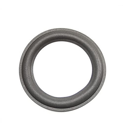 Image of Fielect 2Pcs 6.5inch /165mm Foam Speaker Edge Surround Rings Replacement Kit for Speaker Repair or DIY Black