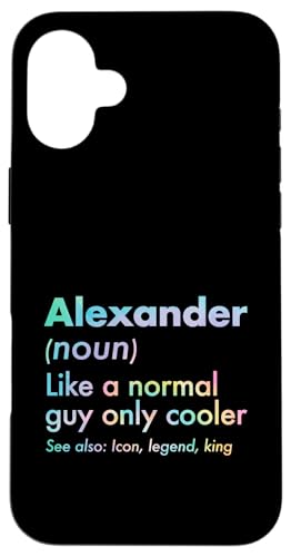 Alexander Like A Normal Guy Only Cooler ���W�F���h�L���O�t�@�[�X�g �X�}�z�P�[�X iPhone 16 Plus �p
