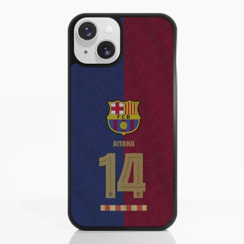Funda iPhone 14 FC Barcelona efecto 3D relieve patentado