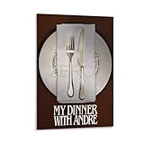 Movie Poster My Dinner with Andre Poster 2 Canvas Painting Wall Art Poster for Bedroom Living Room Decor 08x12inch(20x30cm)