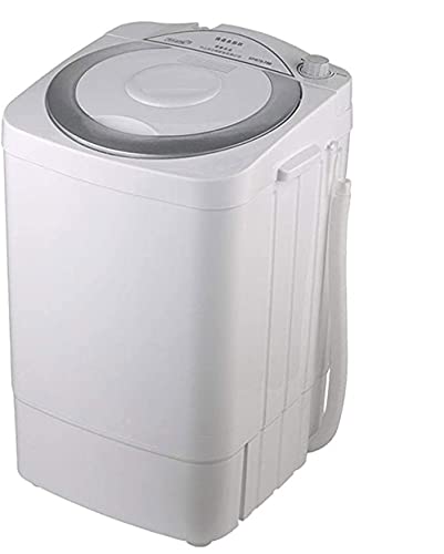 Lavadora portátil 220V 7KG Capacidad Total Lavado y Centrifugado de una Sola Tina Deshidratación U~V Limpieza Profunda Compacto, Azul, marrón, Plateado, Azul, Plateado