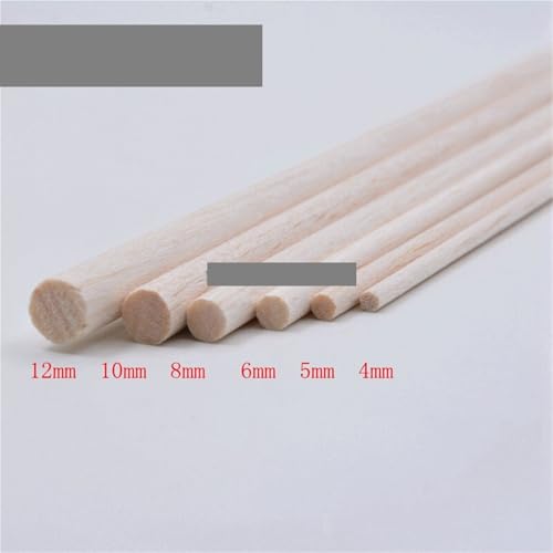 Bâtons de balsa D10mm 10pcs de 330mm de long pour modélisme - 3