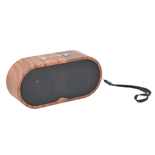 Altavoz inalámbrico portátil genérico con batería recargable y ranura para tarjeta TF color negro