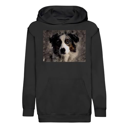 Sweat à capuche enfant Border Collie le cadeau d'anniversaire parfait pour jeune passionné