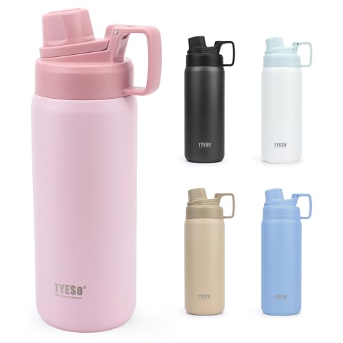 TYESO ���� 750ml �^��f�M �X�e�����X �X�|�[�c�{�g�� ������ �L�� �􂢂₷�� �t�^��̌^�n���h�� �y�� ��l �q�� �A�E�g�h�A